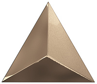 218364 Traingle Level Copper Laser Glossy. Декор (15x17)