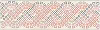 Бордюр Gentle многоветный глянц, 6x25, арт. (C-GT1C011)