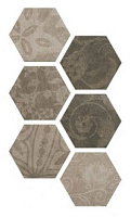Керамогранит Hexagon Atlas Patchword Cold, 21,6x25