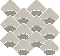 Мозаика Таделакт наборный бежевый светлый зелёный обрезной мат 30x28 9 мм арт. KMD2HID006BR