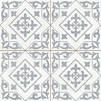 Плитка TEMPLE SILVER pre cut мат, 45x45 10 мм