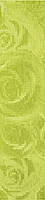Бордюр Фьюжн салатовый 1504-0096 глянц, 9x40