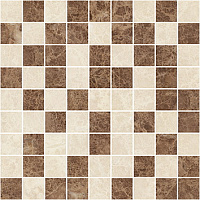 Libra коричневый+бежевый. Мозаика (30x30)