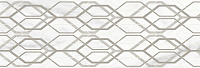 M4PZ Marbleplay Decoro Net White. Декор (30x90)