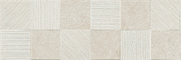 Керамогранит R8HU Eterna Blanco Struttura Quadro 3D rett мат, 30x90