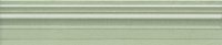 BLE018 Багет Левада зеленый светлый глянцевый. Бордюр (5,5x25)