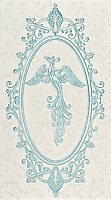 Анастасия орнамент голубой 1645-0097. Декор (25x45)