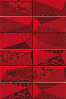 Плитка FANCY RUBI (стена 7 видов), 10x20