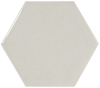 Плитка Scale Wall Hexagon Light Grey глянц, 10,7x12,4 9 мм