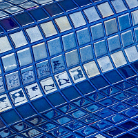 Мозаика Azurita с чипом 2,5x2,5, 31,3x49,5