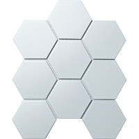Hexagon big White Matt SBH1005. Мозаика (25,6x29,5)