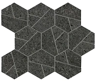 Мозаика Boost Stone Tarmac Mosaico Hex мат 25x28,5 арт. A7C2