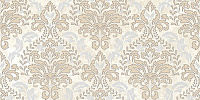 Декор Persey Damask бежевый глянц, 20x40 8 мм, арт. 08-03-11-456-3