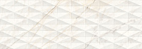 Плитка Allmarble Wall Golden White Struttura Pav Lux 3D глянц, 40x120 8 мм, арт. M71S