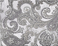 Sfumato Grey Decor Set Paisley 1. Панно (50,5x40,2)