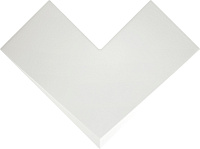 Плитка Elle White Matt мат, 20x20