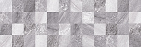 Плитка Мармара Мозаика серый мат, 20x60 9 мм, арт. 17-30-06-616