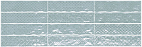 Плитка MUSIC AZUL DECOR (12 видов рельефов, 12 видов рисунка) глянц, 7,5x30, арт. 78800480