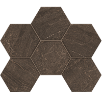 Мозаика Brown Mosaic GB04 Hexagon мат 25x28,5 арт. 39873