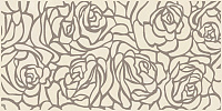 Декор Serenity Rosas кремовый, 20x40 8 мм, арт. 08-03-37-1349