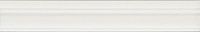 Бордюр Багет Флориан белый обрезной мат 5x30 19 мм арт. BLC040R