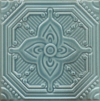 Декор Салинас лазурный глянц, 15x15, арт. SSA004