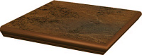 Ступень Semir Beige наружная с капиносом структурная мат, 33x33x1,1