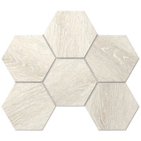 Мозаика DA01 Hexagon непол 10 мм мат, 25x28,5 10 мм, арт. 35003