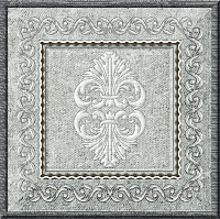Декор INS DAMASCO GREY мат, 10x10, арт. 78799499