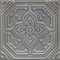 Декор Салинас серый глянц, 15x15, арт. SSA001