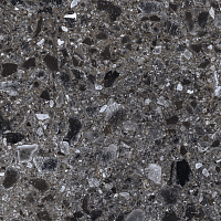 Керамогранит Terrazzo Черный мат, 60x60 10 мм, арт. K-333/MR/600x600x10