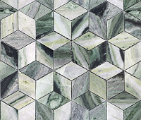 Мозаика Onice Verde oliva POL diamond 96x55x7 полир, 29,8x25,9 7 мм