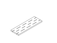 Доп Элемент УАЙТ РЕШЁТКА. Доп, 20x60 20 мм, арт. 620090000204