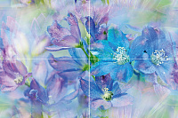 Панно Garden P4D242 из 4-х плиток глянц, 40x60