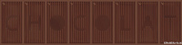 Декор Décor Chocolate Alpes глянц, 10x40