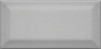 16054 Клемансо серый тёмный грань. Настенная плитка (7,4x15)