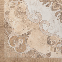 Декор Tremont Beige напольный 1/4 Rozety мат, 40x40