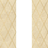 Декор Миланезе римский Крема, 20x60, арт. 1664-0143