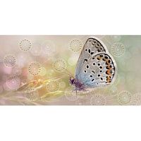 Декор Мечта песочный Бабочка глянц 20x40 8 мм арт. 04-01-1-08-05-23-371-1