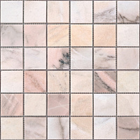 Мозаика Rosa Salmone POL 48x48x7 полир, 30,5x30,5 7 мм