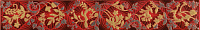 Бордюр Listelo Elegance Rojo глянц, 6x40