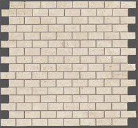 Мозаика Marvel Cream P Mosaico Lapp Burattato лап, 29,8x29,8 0-0 мм, арт. AS32