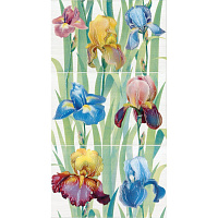 Панно FIORI Ирисы (3 шт.) 377017, 75x40