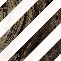 Керамогранит Allmarble Decoro Lux Lasa-Raffaello-Frappuccino глянц, 60x60 10,5 мм, арт. MMRC