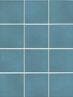 Мозаика Бахия бирюзовый из 12 частей глянц 9,8x9,8 7 мм арт. KM1010G0060N