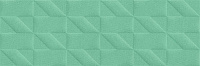 M129 Outfit Turquoise Struttura Tetris 3D. Настенная плитка (25x76)