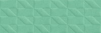 Плитка Outfit Turquoise Struttura Tetris 3D мат, 25x76 10 мм, арт. M129