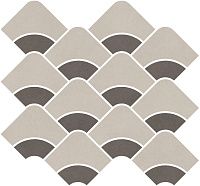 Мозаика Таделакт наборный бежевый светлый коричневый обрезной мат 30x28 9 мм арт. KMD2HID008BR