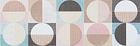 Декор DEC CIRCLES COLD BRILLO, 25x75, арт. 78797053