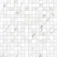 Мозаика Allmarble Wall Golden White Mosaico Lux глянц, 40x40 6 мм, арт. M8H5